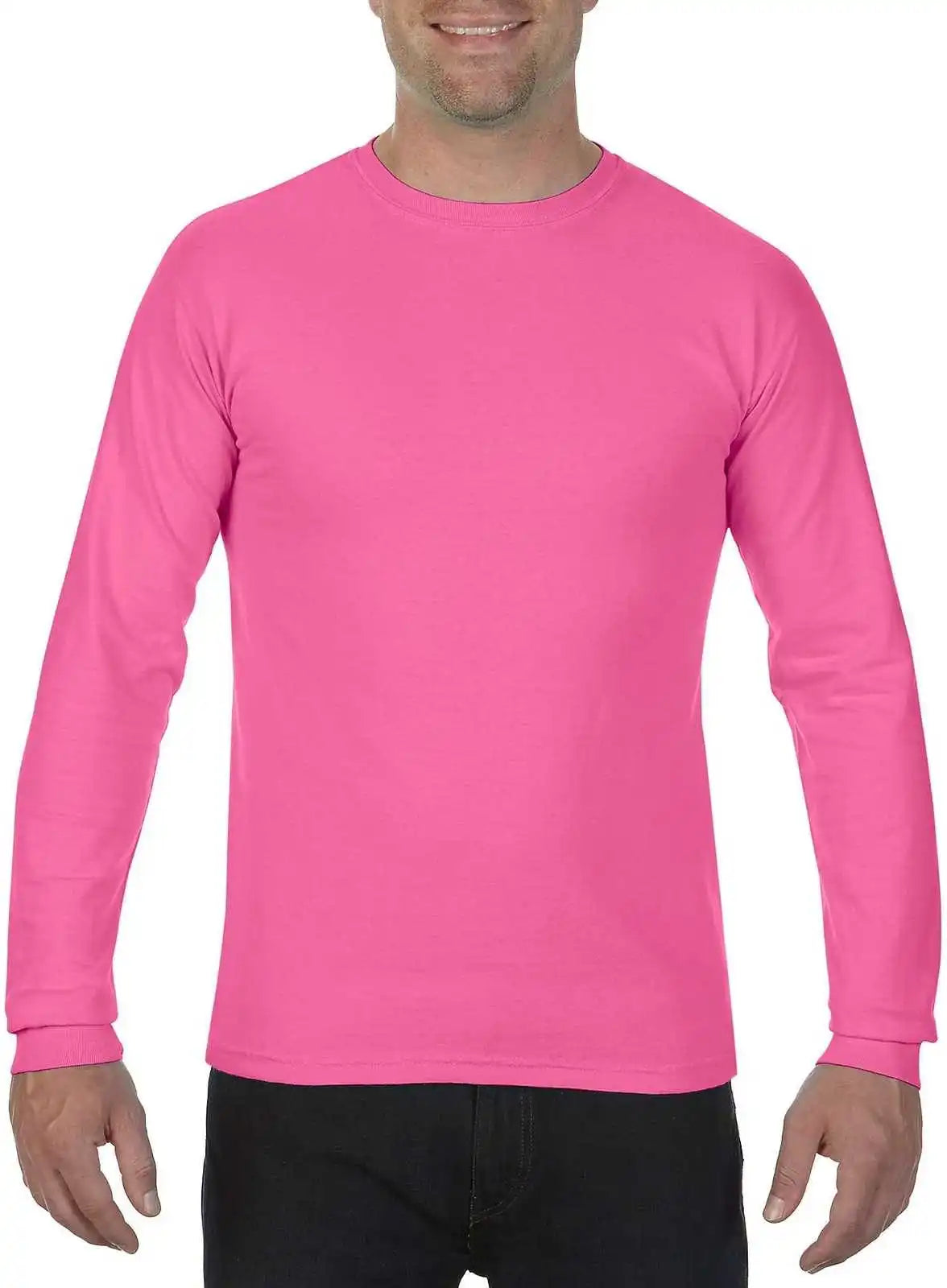 Comfort Colors 6014 Heavyweight Ring Spun Long Sleeve Tee Crunchberry