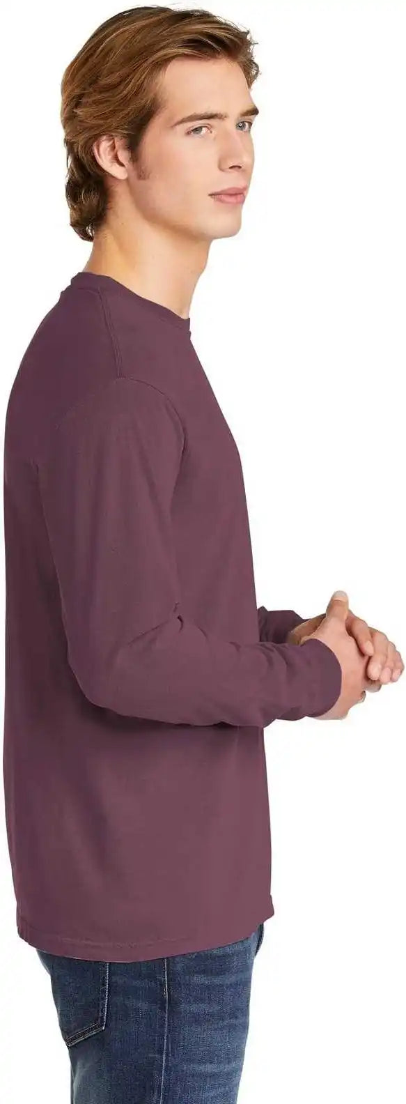 Comfort Colors 6014 Heavyweight Ring Spun Long Sleeve Tee Berry