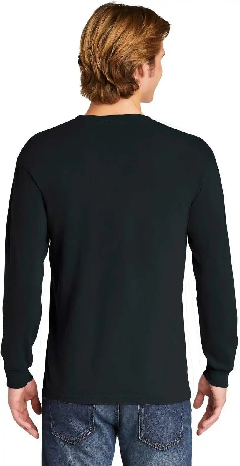 Comfort Colors 6014 Heavyweight Ring Spun Long Sleeve Tee Black
