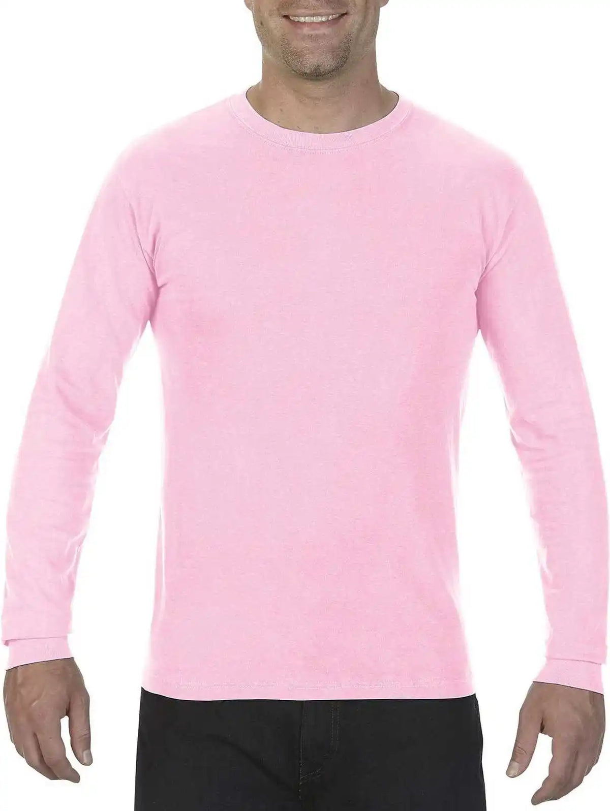 Comfort Colors 6014 Heavyweight Ring Spun Long Sleeve Tee Blossom