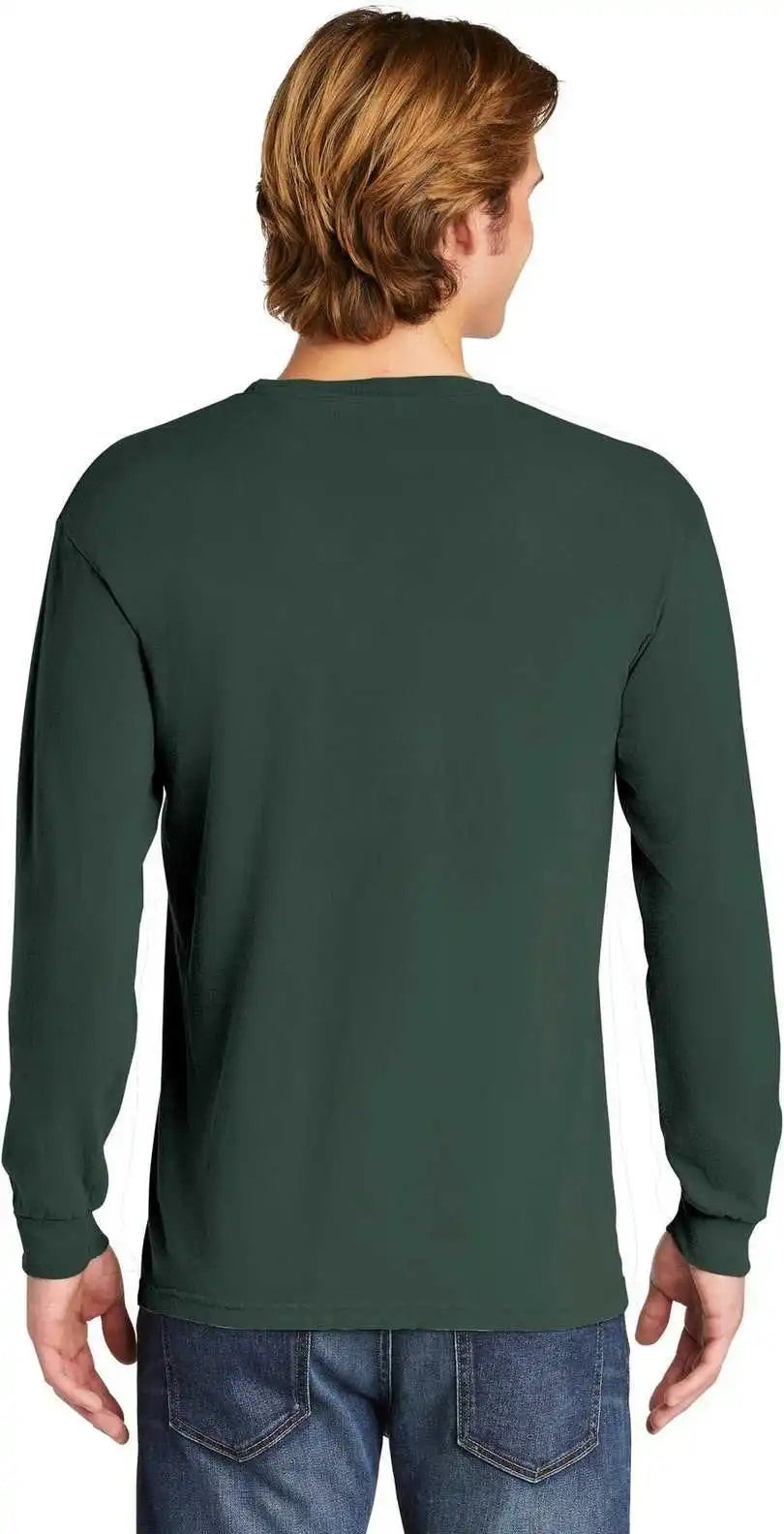 Comfort Colors 6014 Heavyweight Ring Spun Long Sleeve Tee Blue Spruce