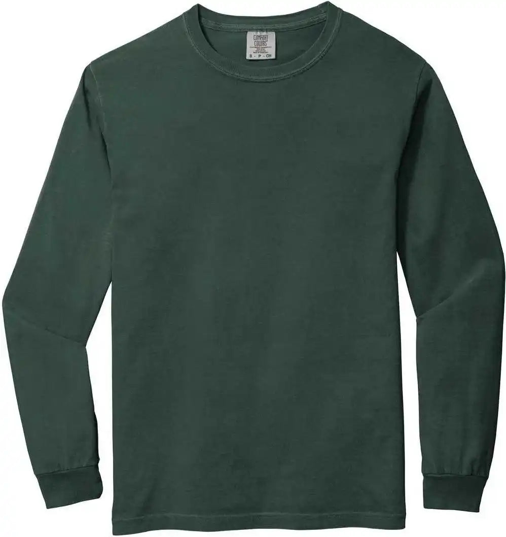 Comfort Colors 6014 Heavyweight Ring Spun Long Sleeve Tee Blue Spruce