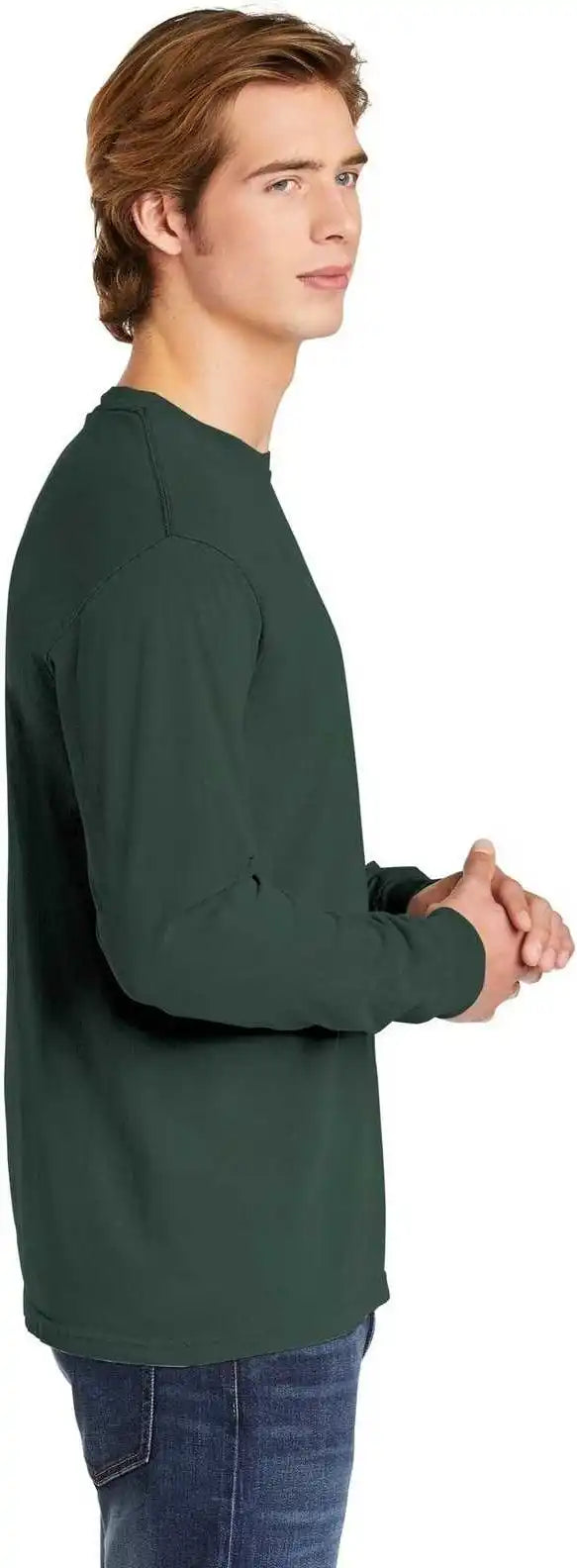 Comfort Colors 6014 Heavyweight Ring Spun Long Sleeve Tee Blue Spruce