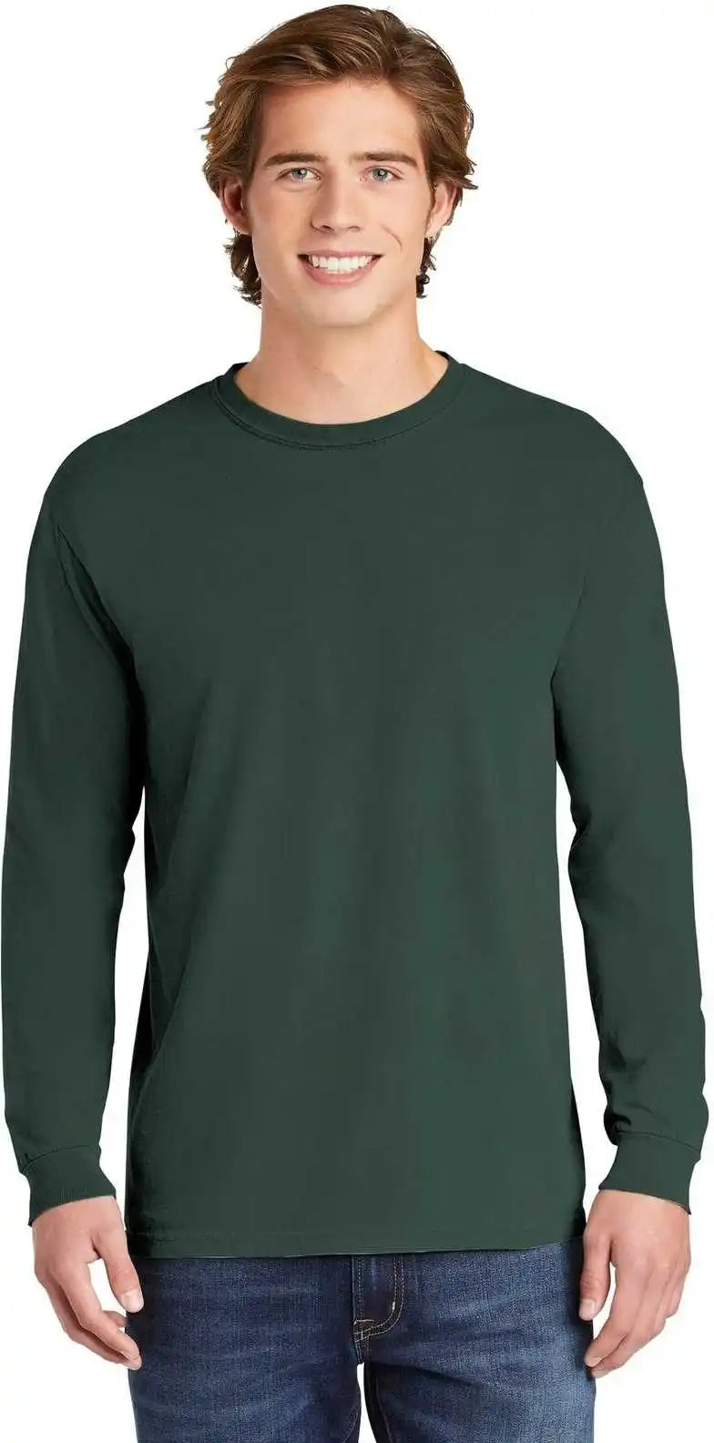 Comfort Colors 6014 Heavyweight Ring Spun Long Sleeve Tee Blue Spruce
