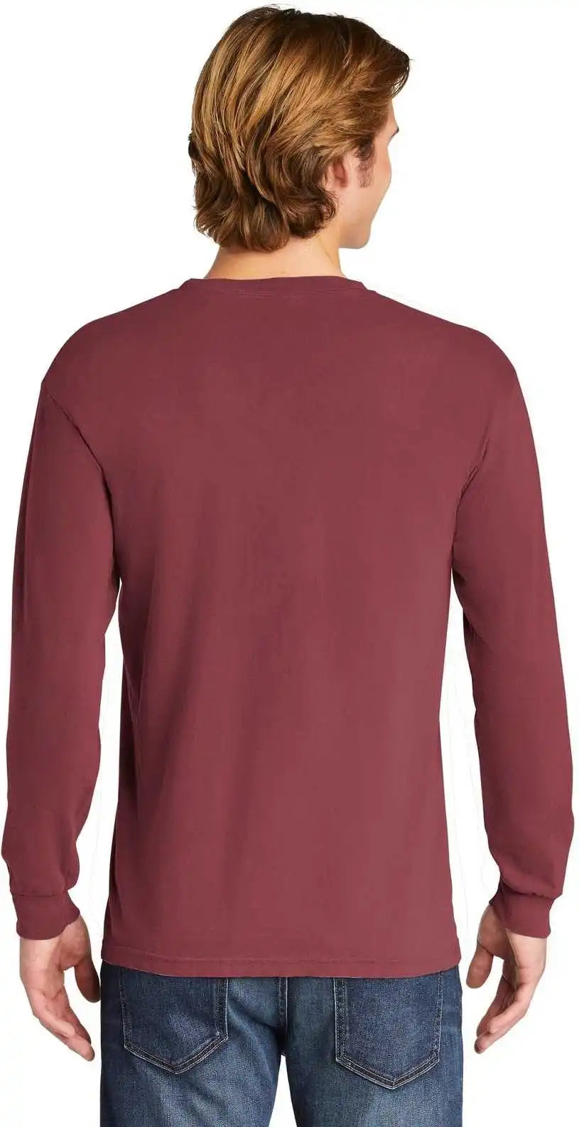 Comfort Colors 6014 Heavyweight Ring Spun Long Sleeve Tee Brick
