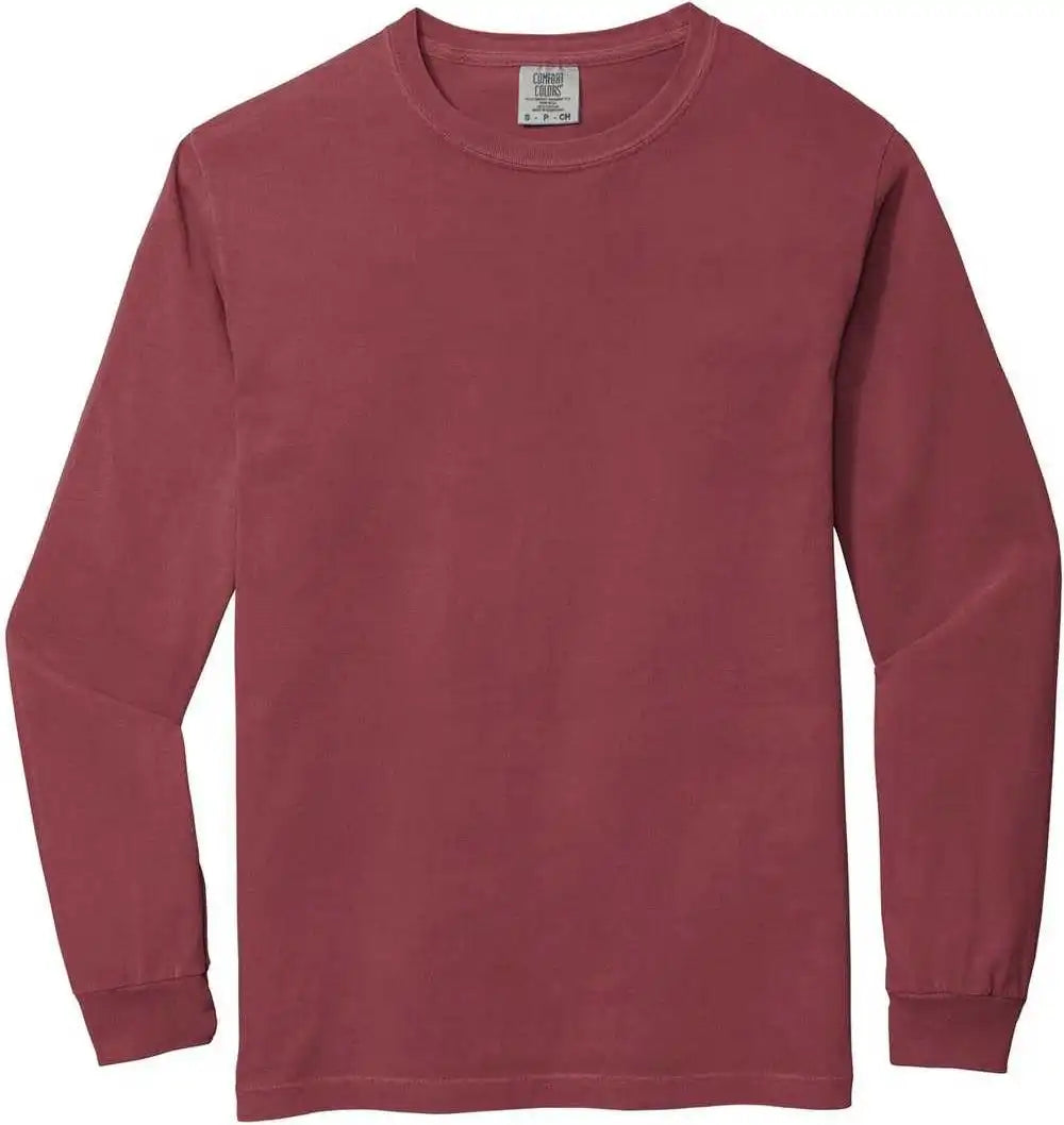 Comfort Colors 6014 Heavyweight Ring Spun Long Sleeve Tee Brick