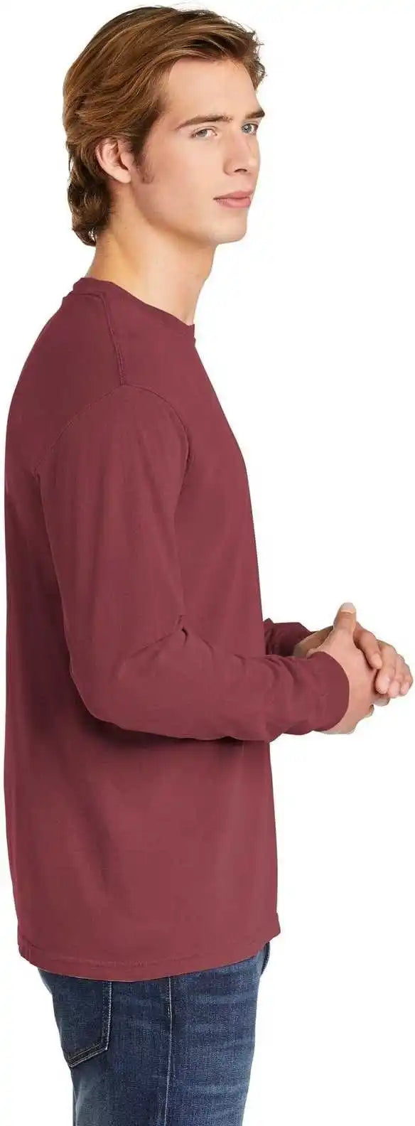 Comfort Colors 6014 Heavyweight Ring Spun Long Sleeve Tee Brick