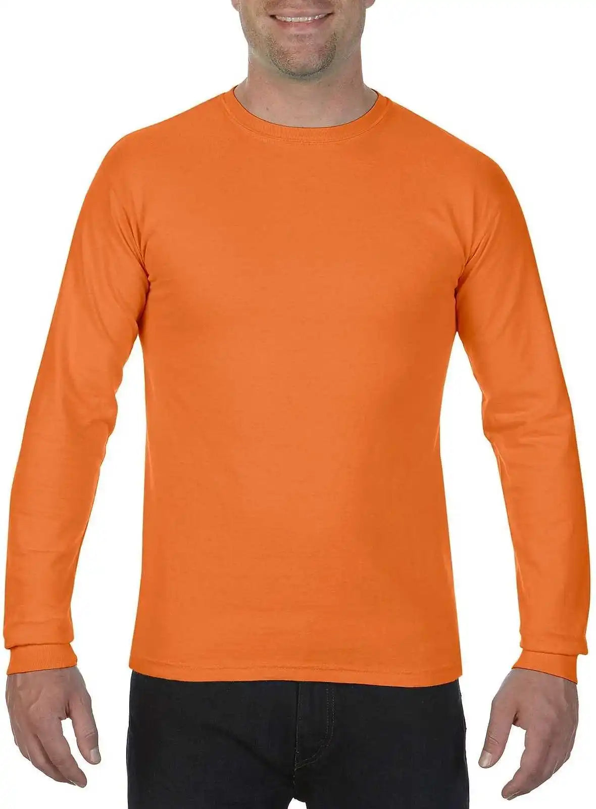 Comfort Colors 6014 Heavyweight Ring Spun Long Sleeve Tee Burnt Orange