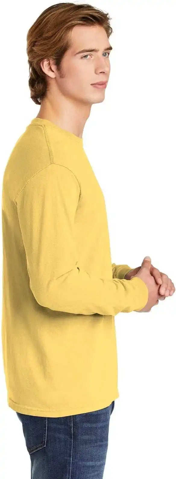 Comfort Colors 6014 Heavyweight Ring Spun Long Sleeve Tee Butter