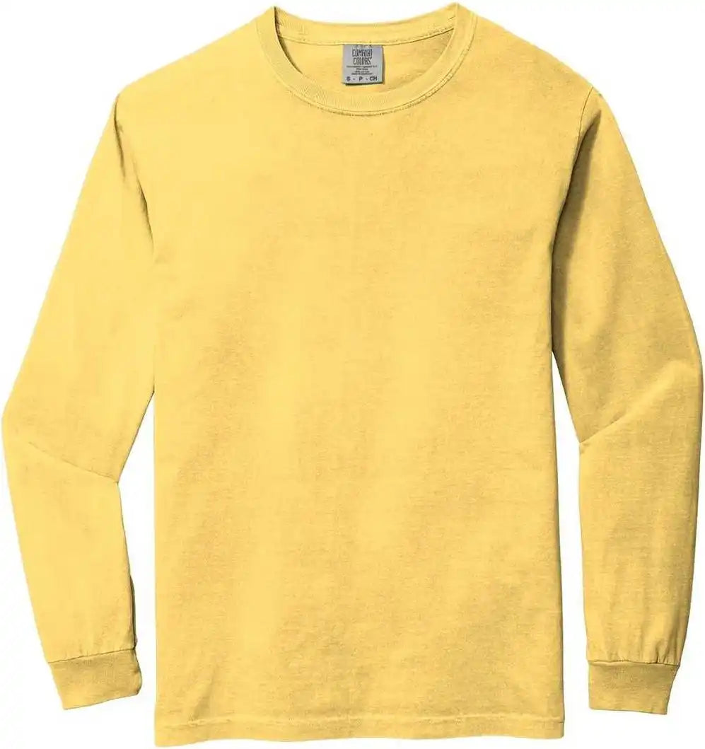 Comfort Colors 6014 Heavyweight Ring Spun Long Sleeve Tee Butter