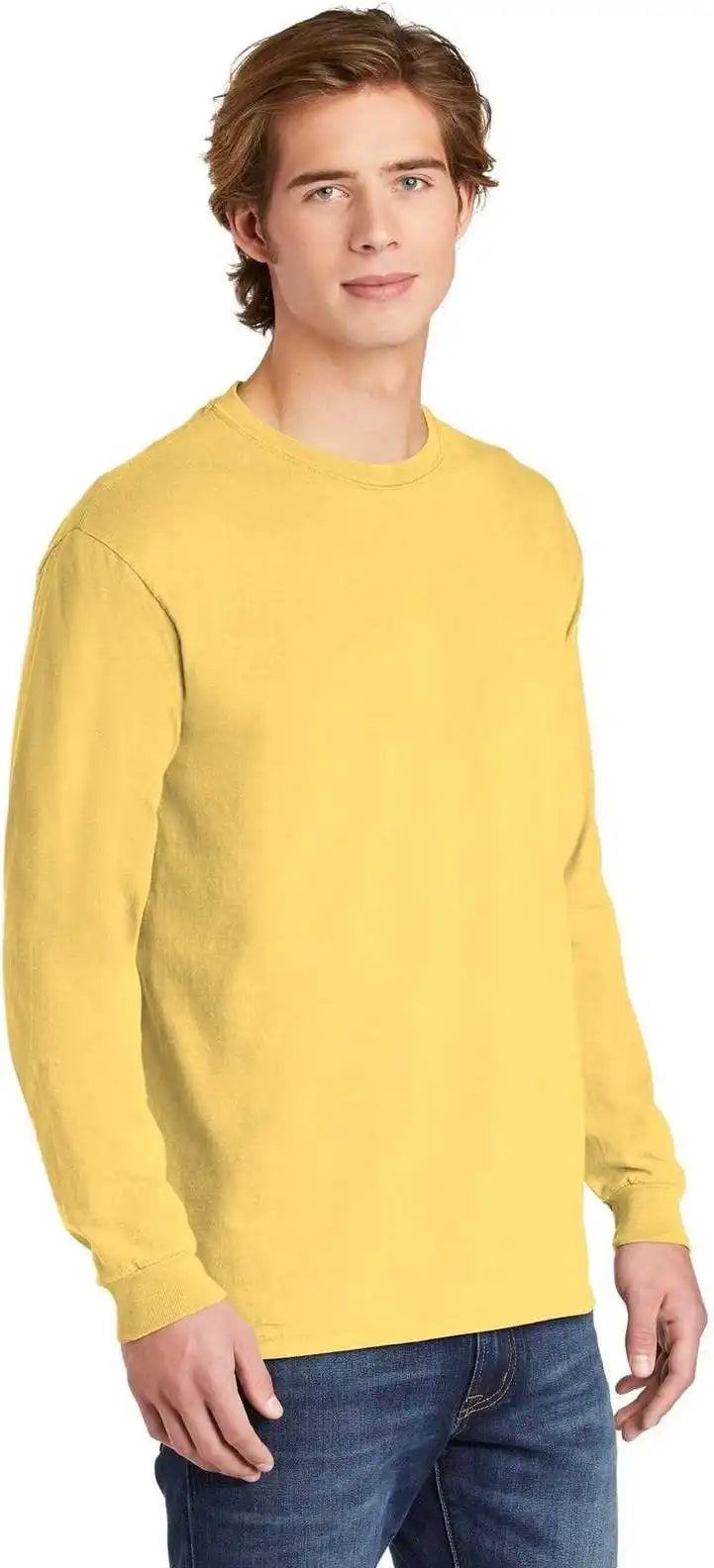 Comfort Colors 6014 Heavyweight Ring Spun Long Sleeve Tee Butter