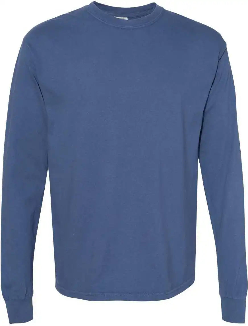 Comfort Colors 6014 Heavyweight Ring Spun Long Sleeve Tee China Blue