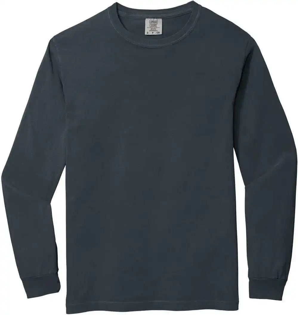 Comfort Colors 6014 Heavyweight Ring Spun Long Sleeve Tee Denim