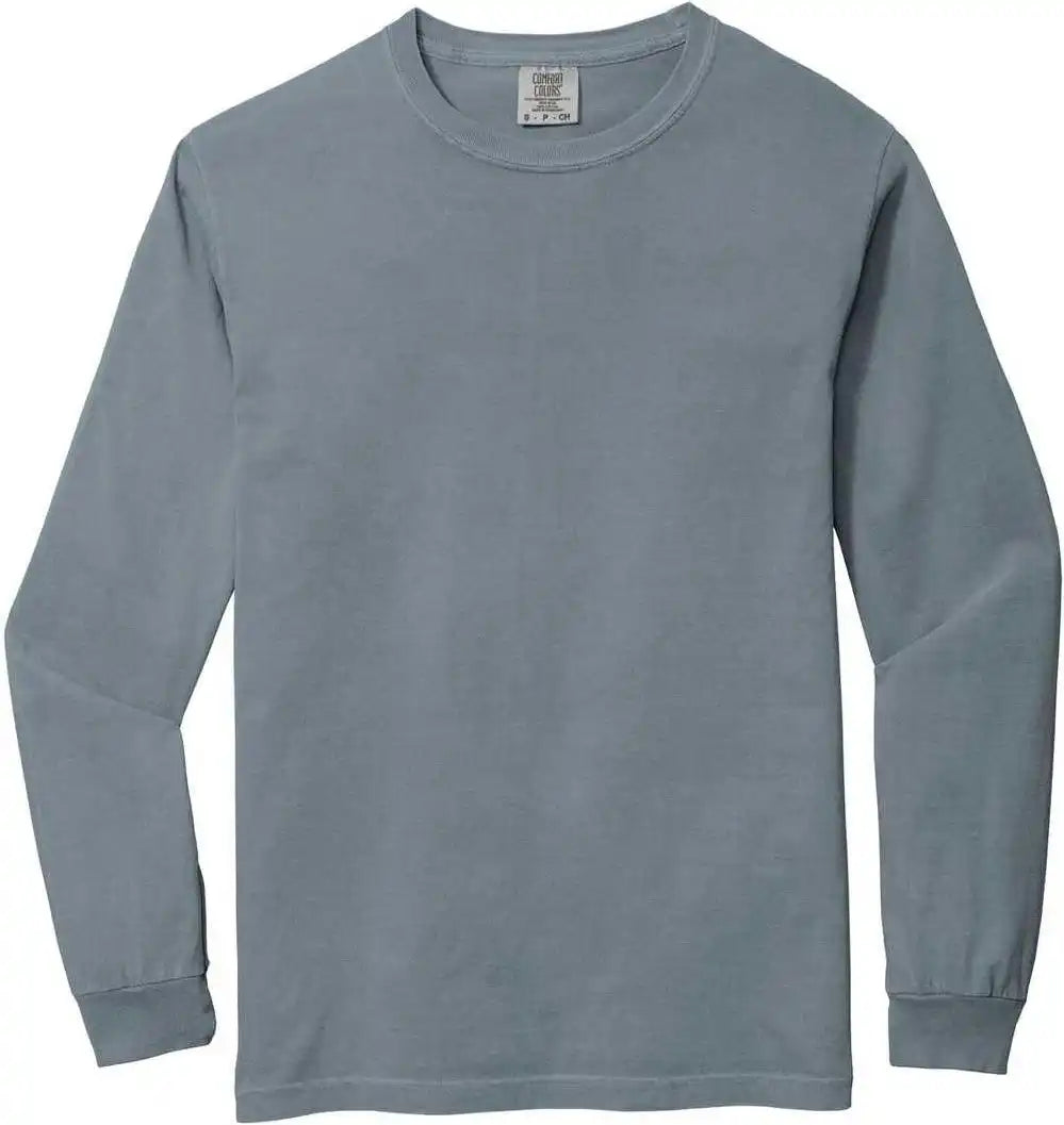 Comfort Colors 6014 Heavyweight Ring Spun Long Sleeve Tee Granite