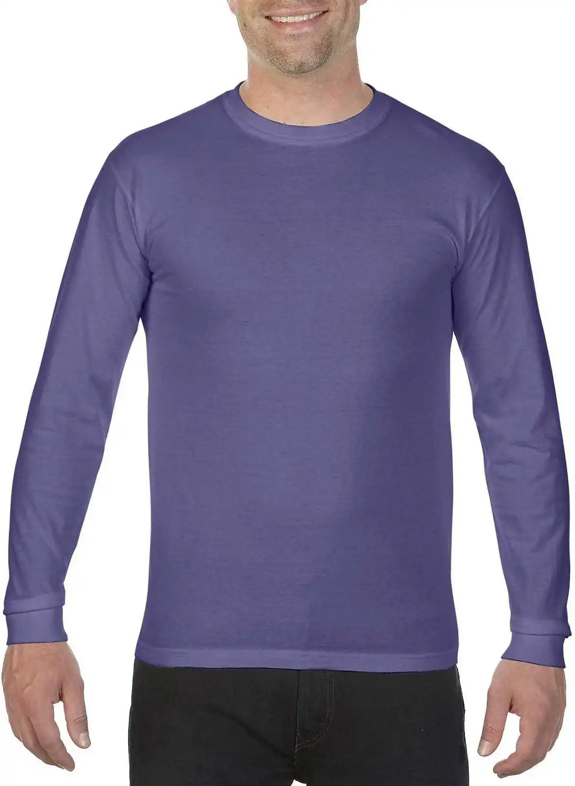 Comfort Colors 6014 Heavyweight Ring Spun Long Sleeve Tee Grape