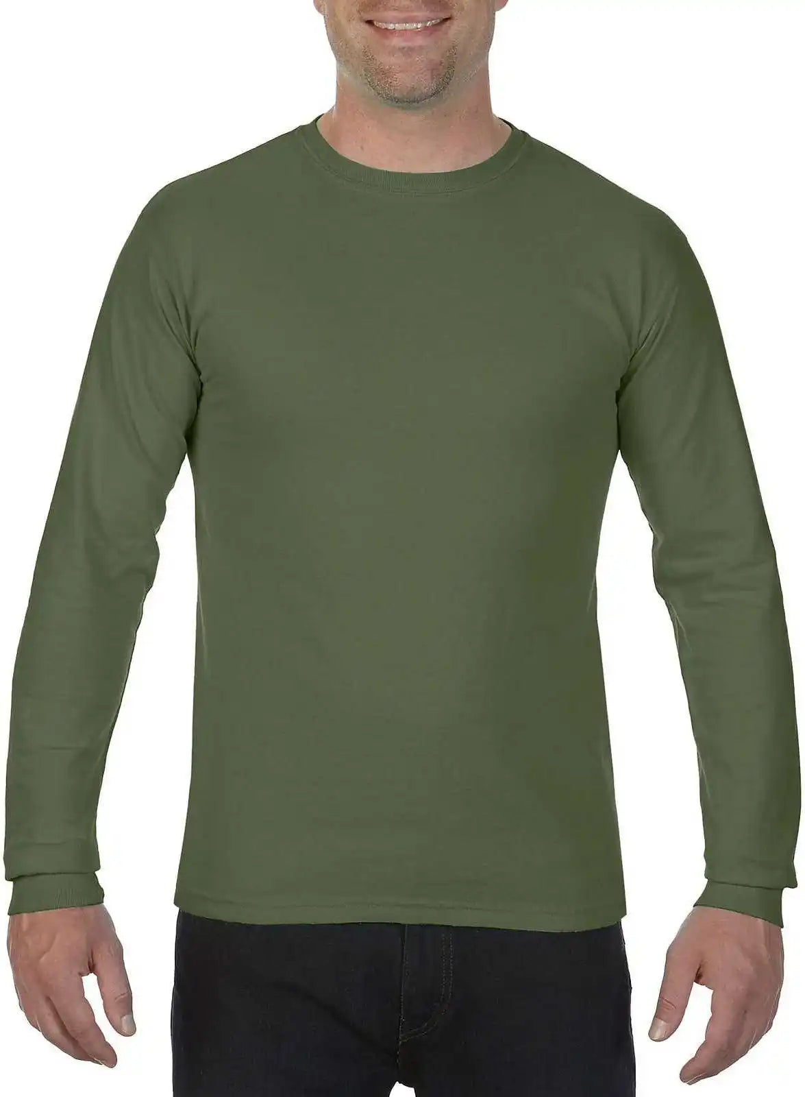 Comfort Colors 6014 Heavyweight Ring Spun Long Sleeve Tee Hemp