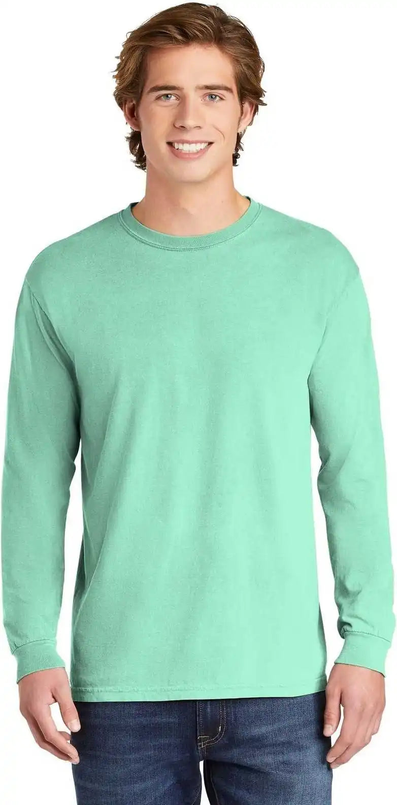 Comfort Colors 6014 Heavyweight Ring Spun Long Sleeve Tee Island Reef
