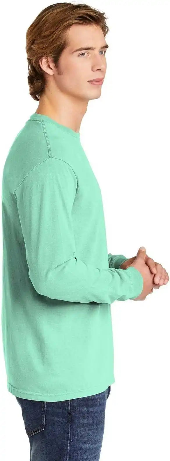 Comfort Colors 6014 Heavyweight Ring Spun Long Sleeve Tee Island Reef