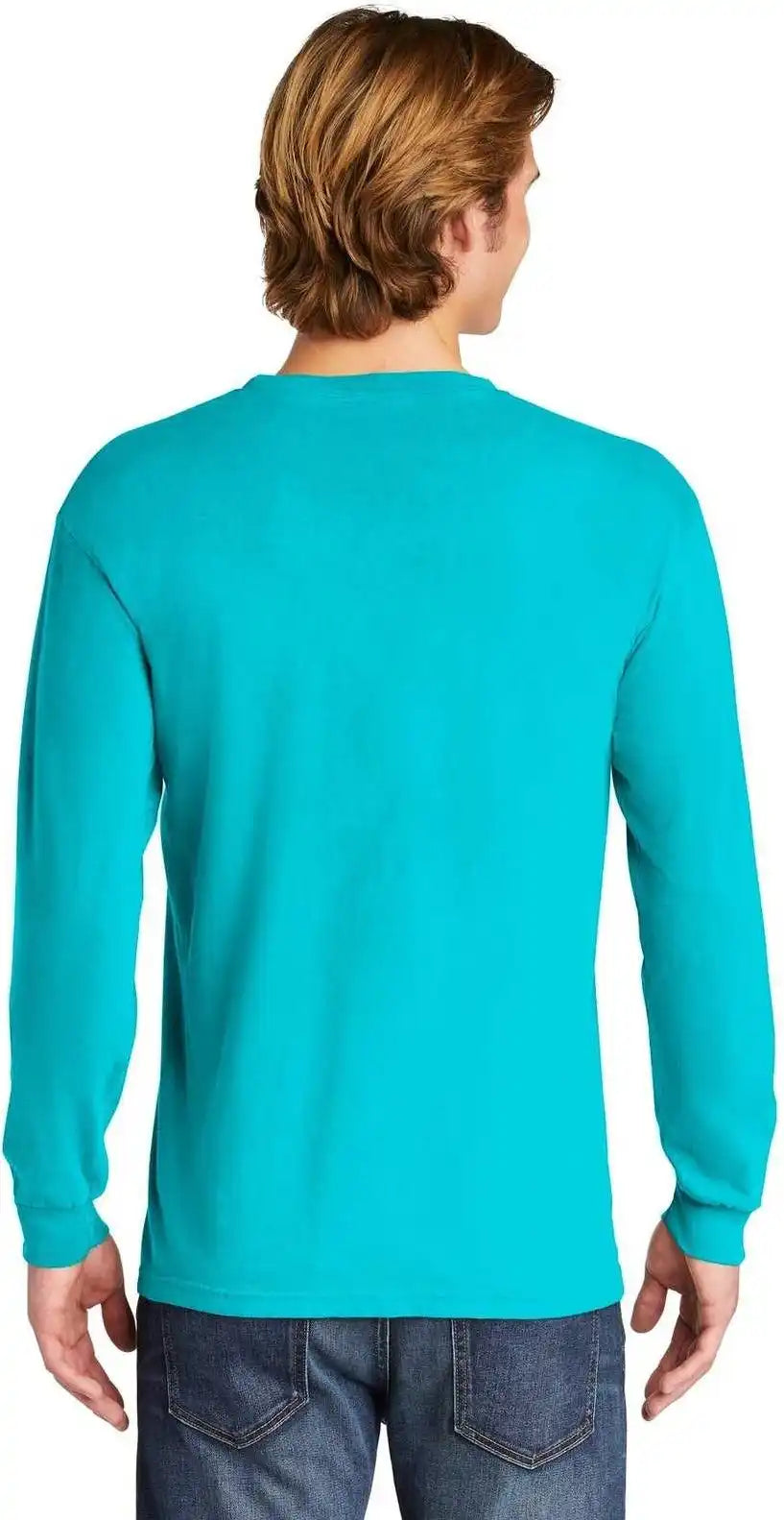 Comfort Colors 6014 Heavyweight Ring Spun Long Sleeve Tee Lagoon