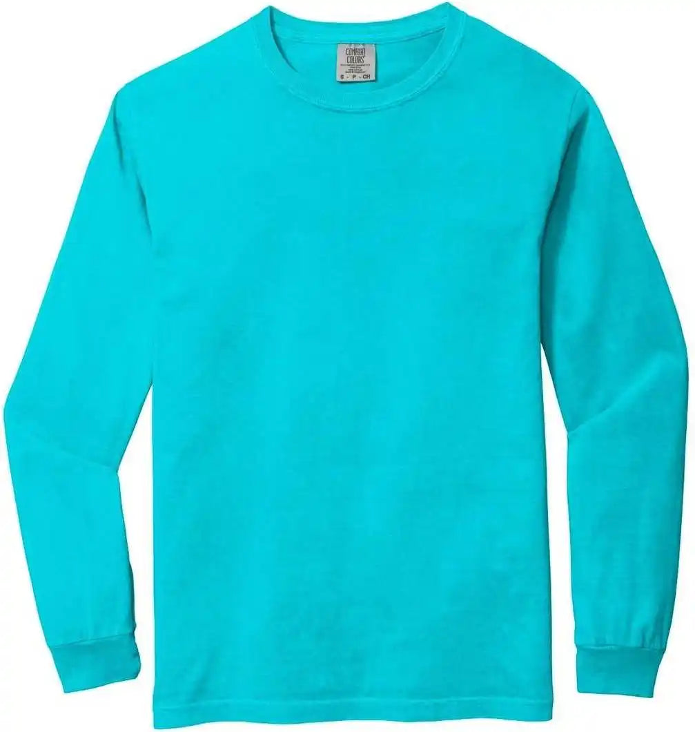 Comfort Colors 6014 Heavyweight Ring Spun Long Sleeve Tee - Lagoon