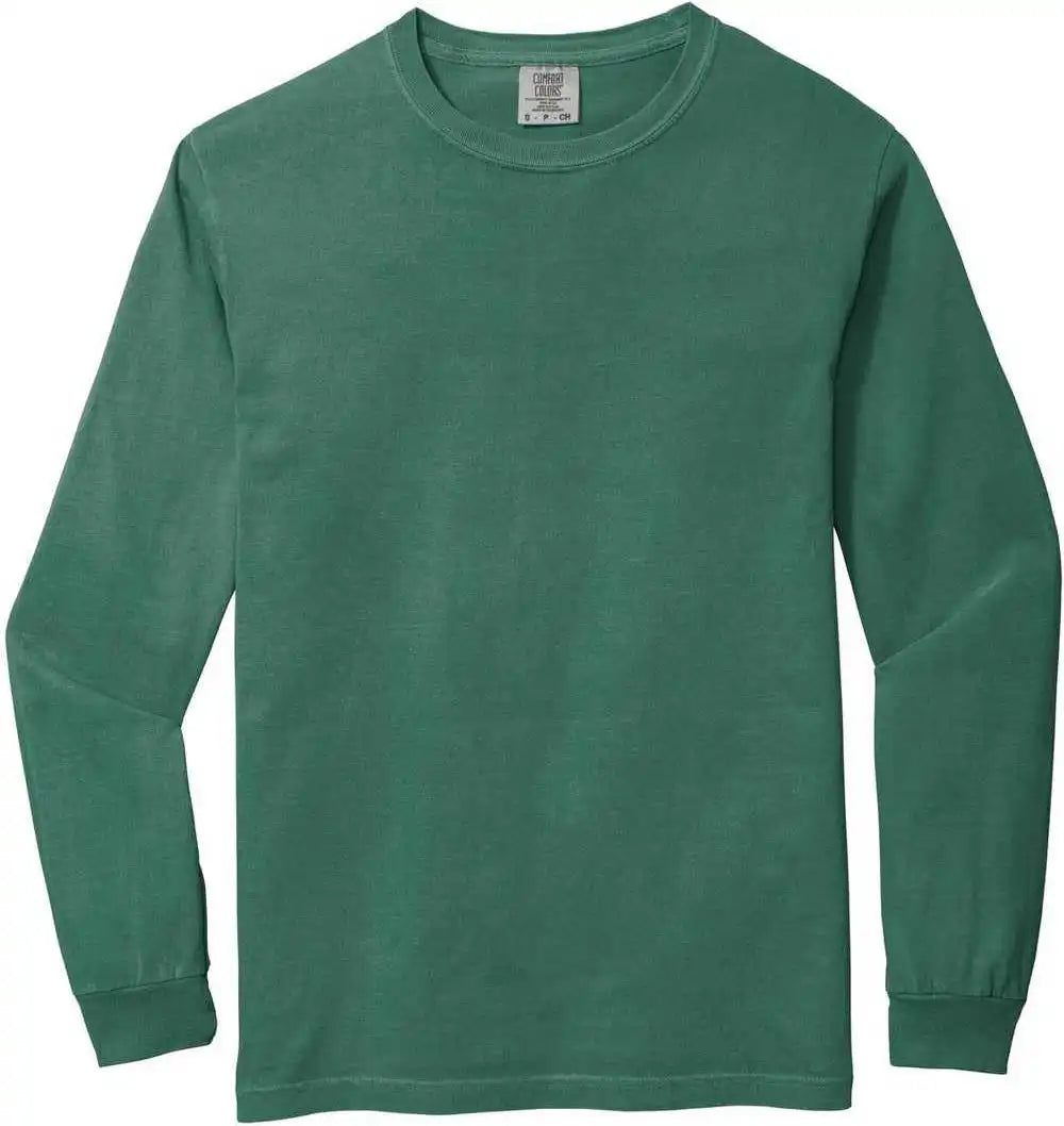 Comfort Colors 6014 Heavyweight Ring Spun Long Sleeve Tee Light Green