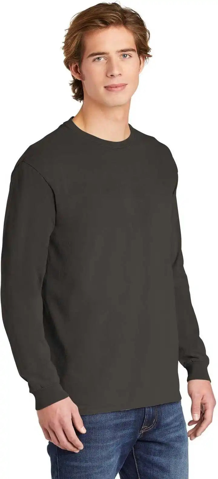 Comfort Colors 6014 Heavyweight Ring Spun Long Sleeve Tee Pepper