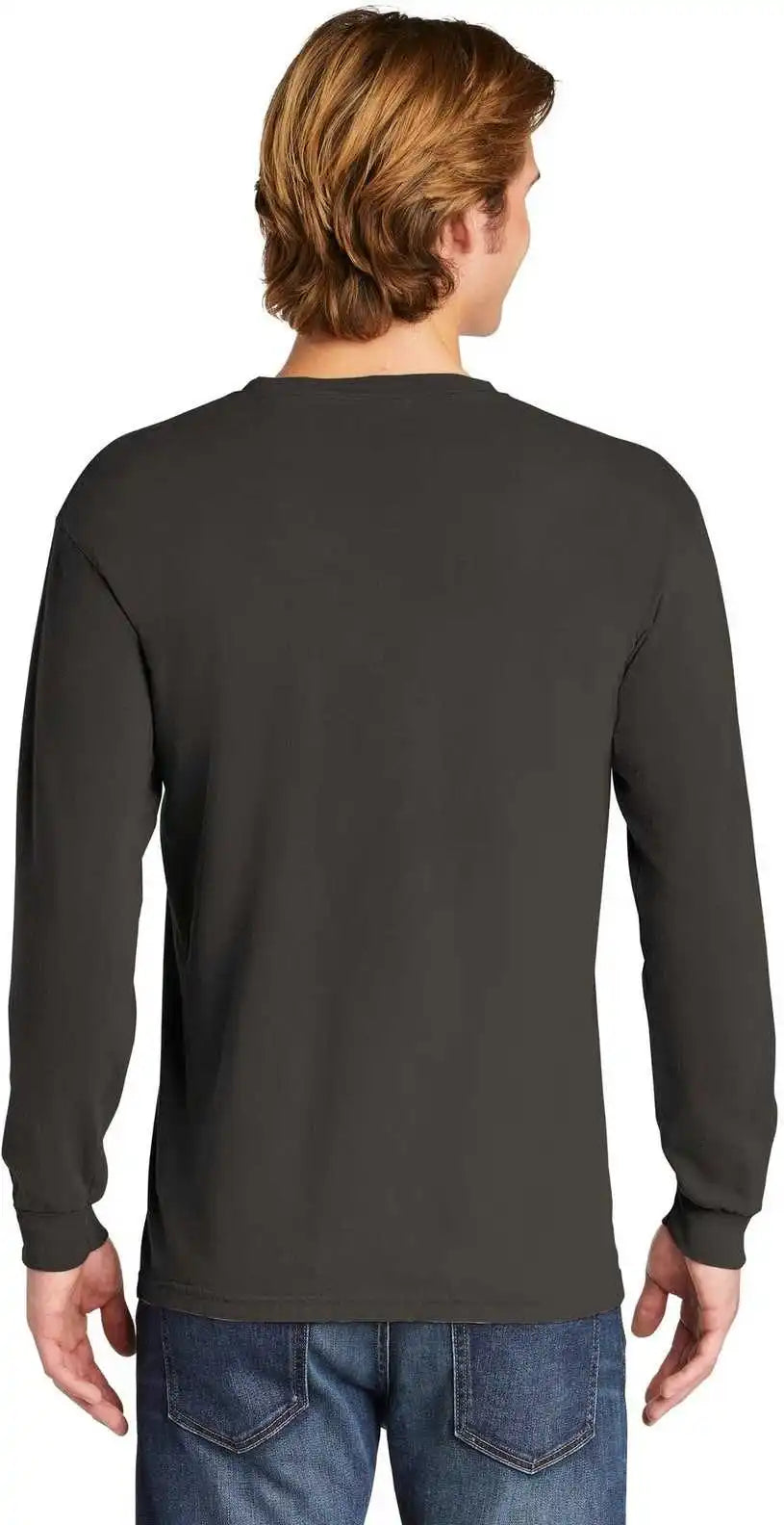 Comfort Colors 6014 Heavyweight Ring Spun Long Sleeve Tee Pepper