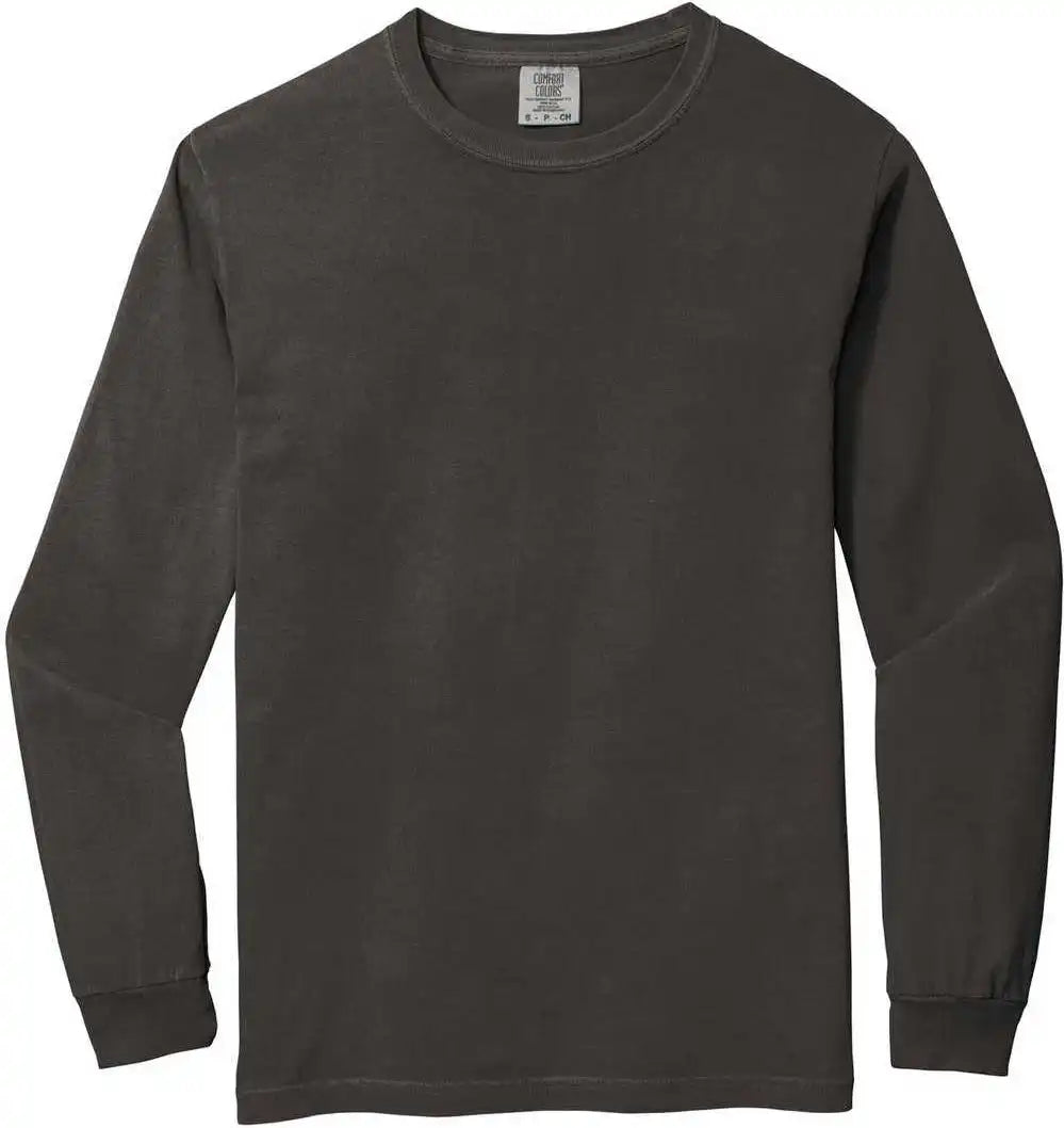 Comfort Colors 6014 Heavyweight Ring Spun Long Sleeve Tee Pepper
