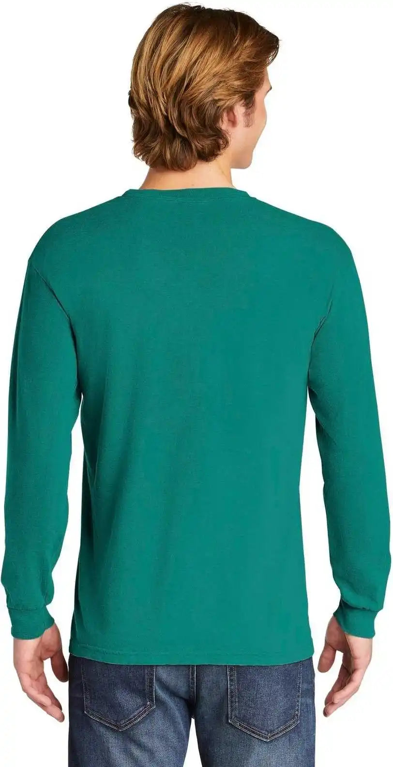 Comfort Colors 6014 Heavyweight Ring Spun Long Sleeve Tee Seafoam