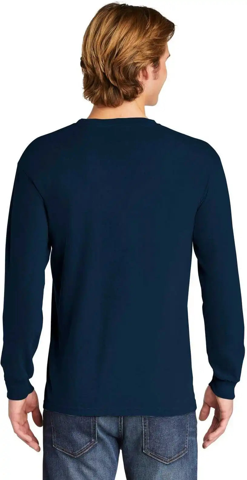 Comfort Colors 6014 Heavyweight Ring Spun Long Sleeve Tee True Navy