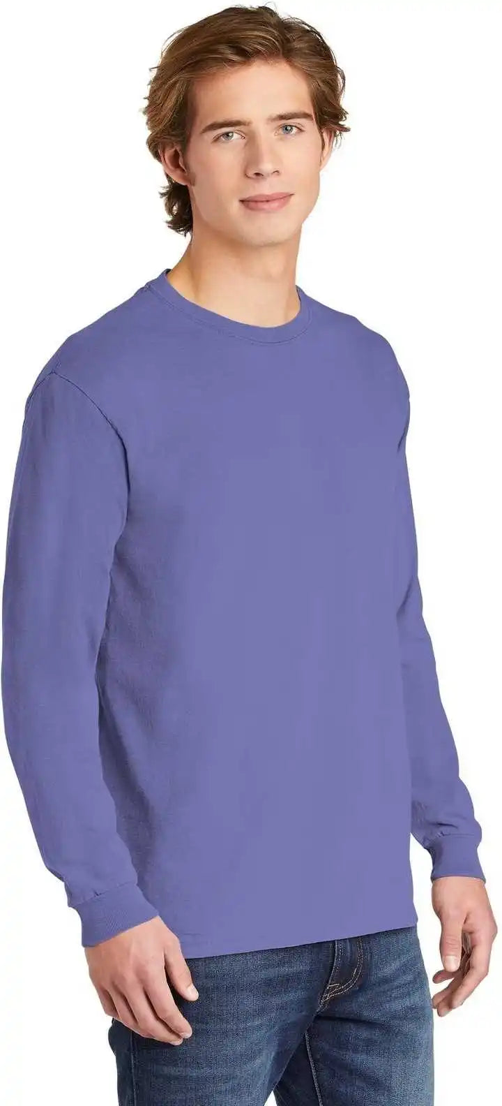 Comfort Colors 6014 Heavyweight Ring Spun Long Sleeve Tee - Violet