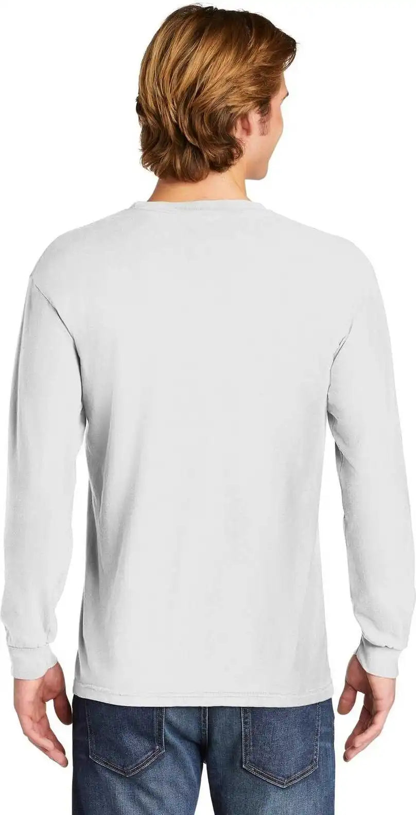 Comfort Colors 6014 Heavyweight Ring Spun Long Sleeve Tee White