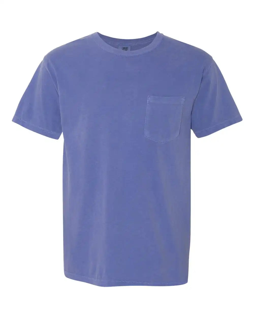Comfort Colors 6030 Garment-dyed Heavyweight Pocket T-shirt - Periwinkle - s