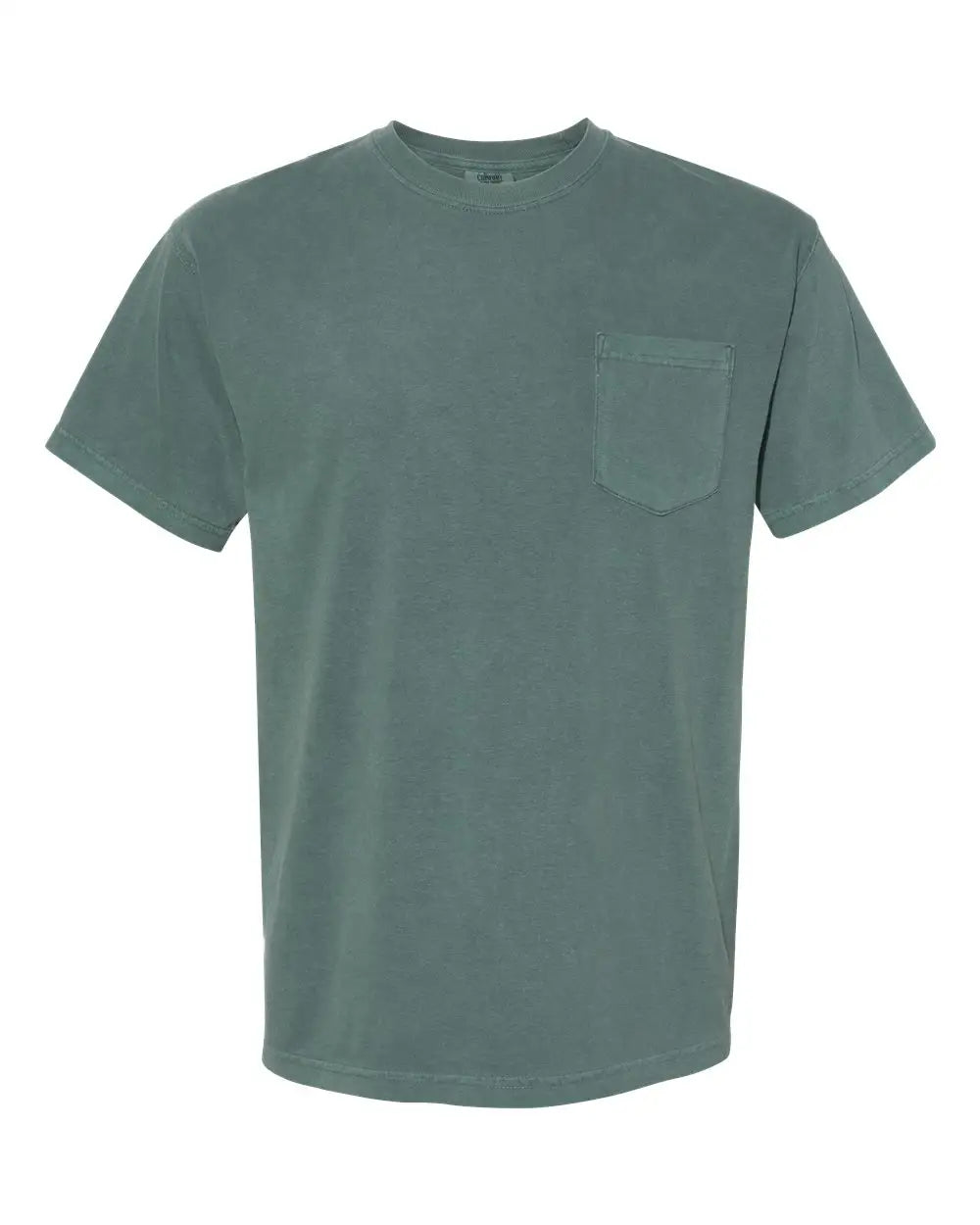 Comfort Colors 6030 Garment-dyed Heavyweight Pocket T-shirt - Blue Spruce - Navy / s