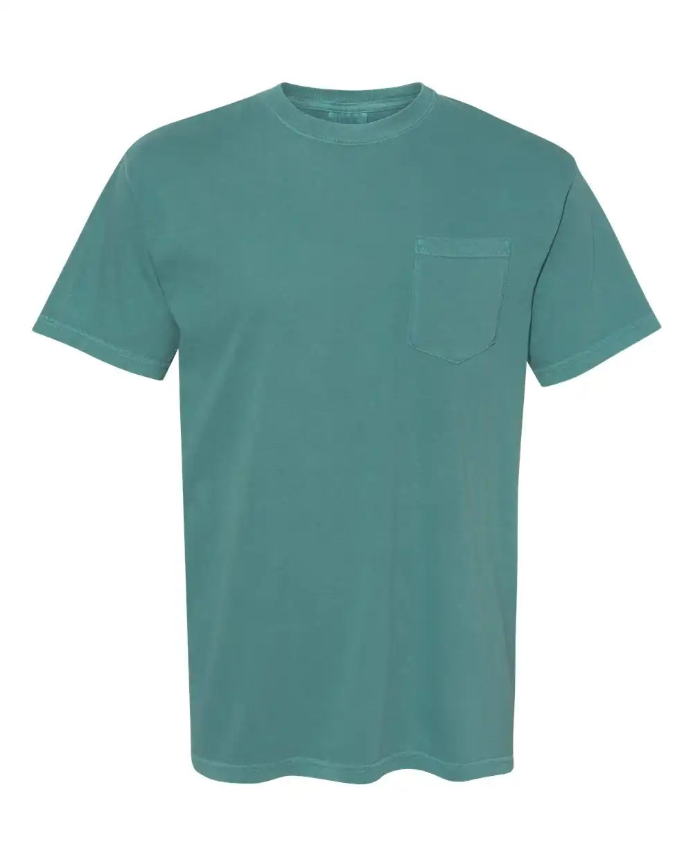 Comfort Colors 6030 Garment-dyed Heavyweight Pocket T-shirt - Emerald - s