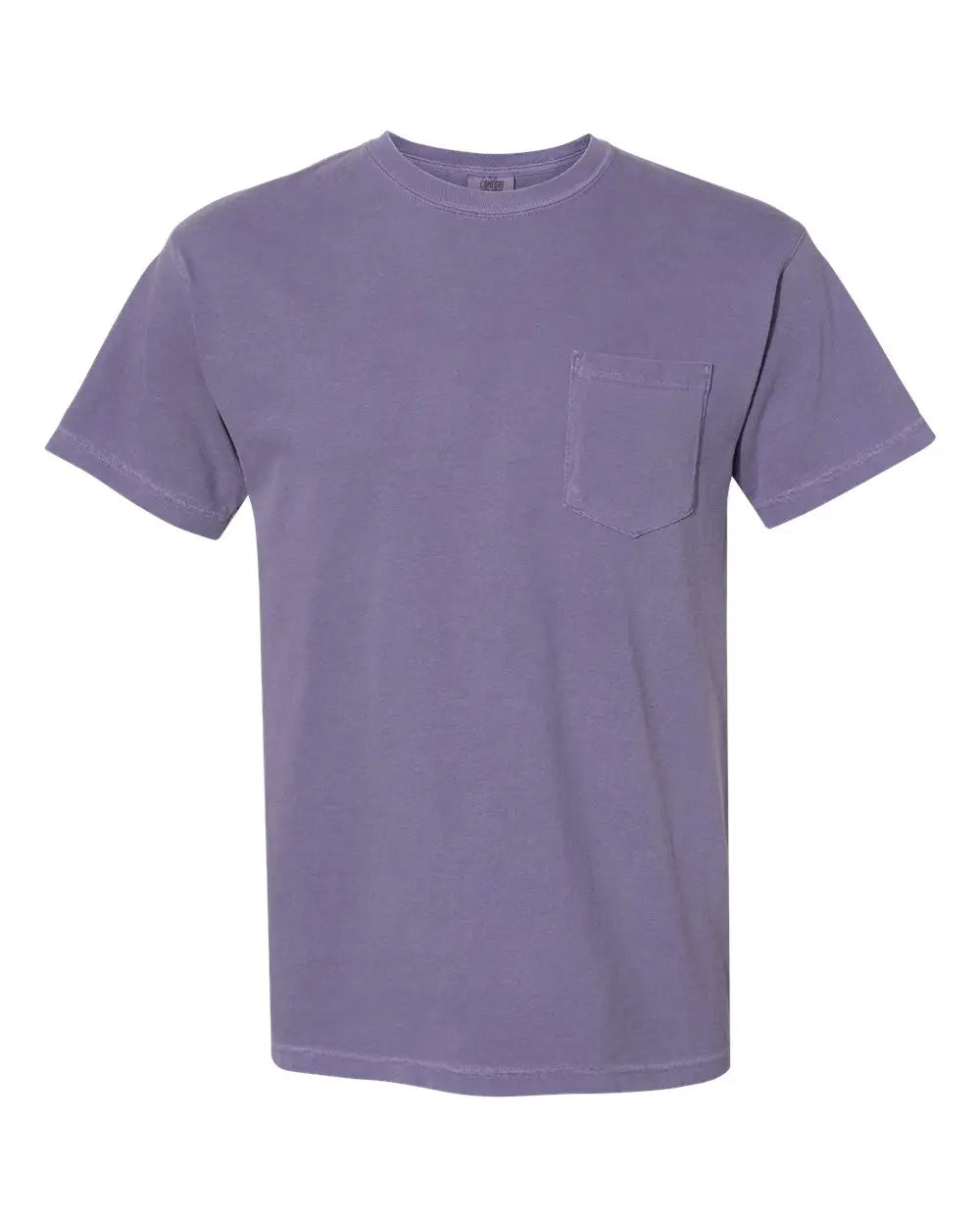 Comfort Colors 6030 Garment-dyed Heavyweight Pocket T-shirt - Grape - Purple Gray / s