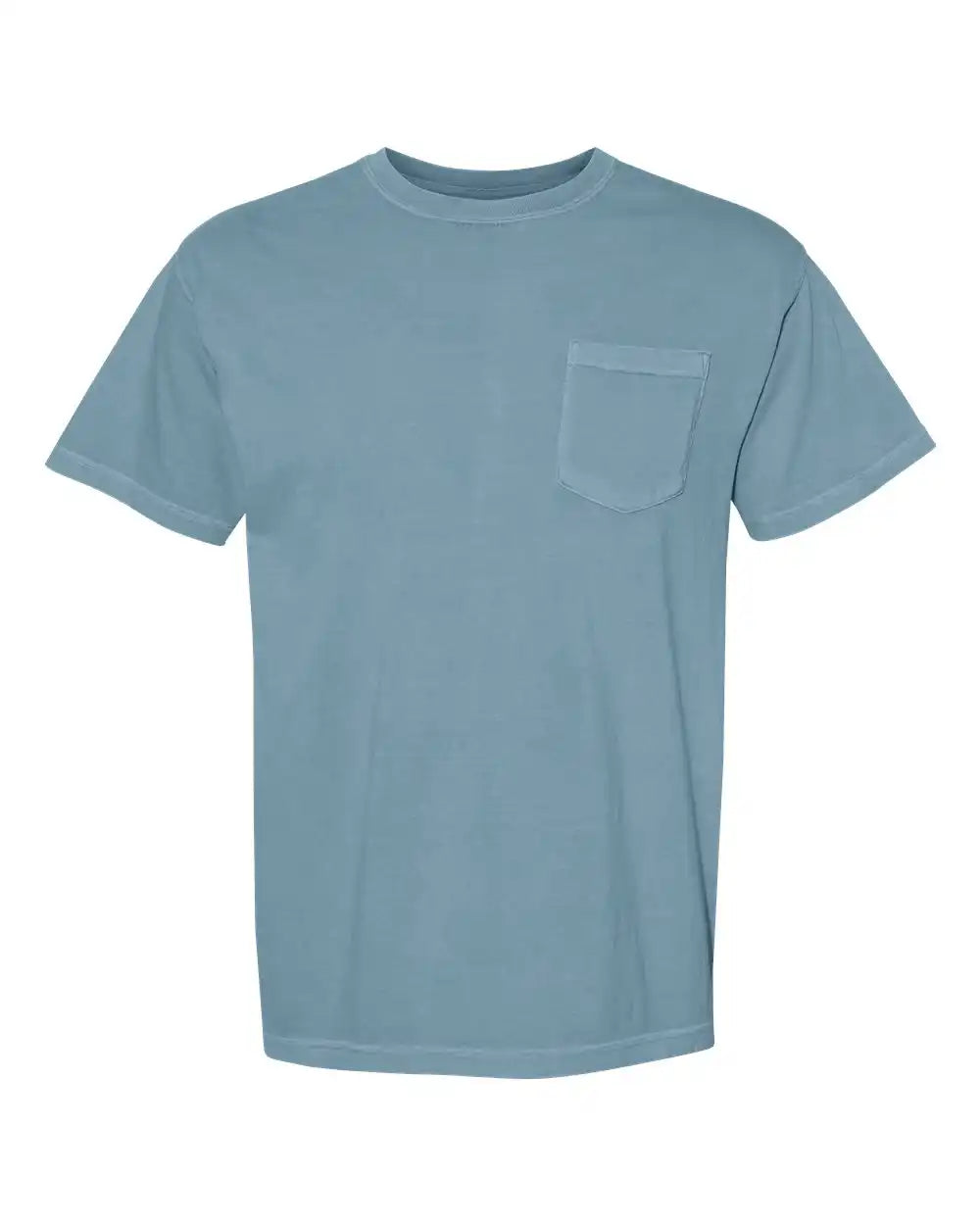 Comfort Colors 6030 Garment-dyed Heavyweight Pocket T-shirt - Ice Blue - s