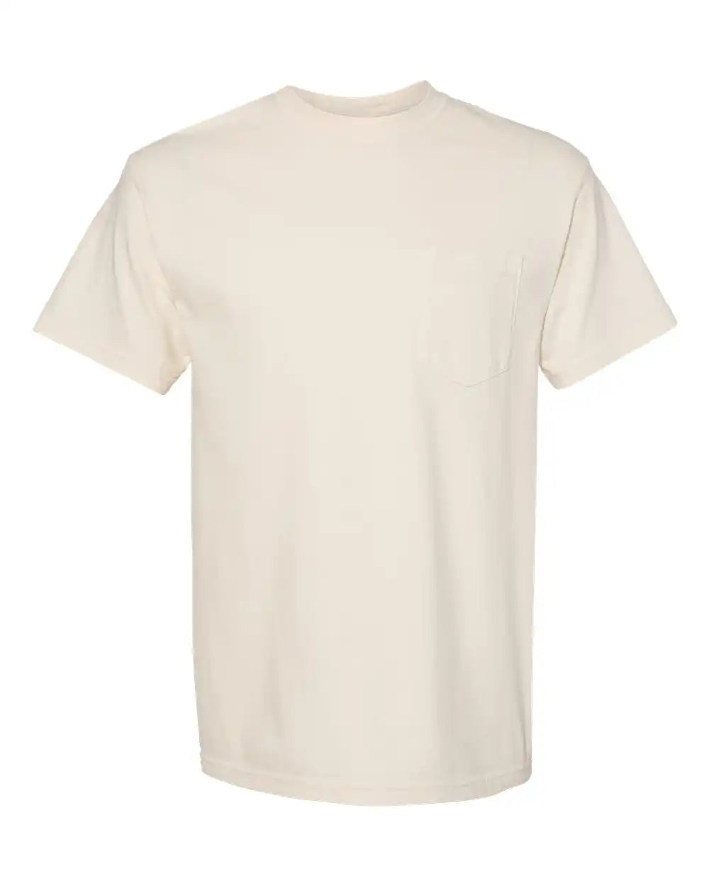 Comfort Colors 6030 Garment-dyed Heavyweight Pocket T-shirt - Ivory - s