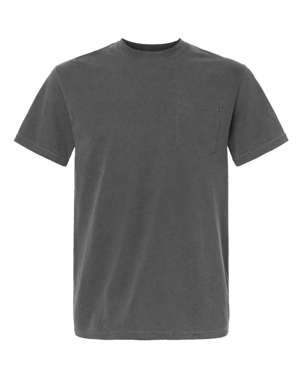 Comfort Colors 6030 Garment-dyed Heavyweight Pocket T-shirt - Pepper - Dark Gray / s
