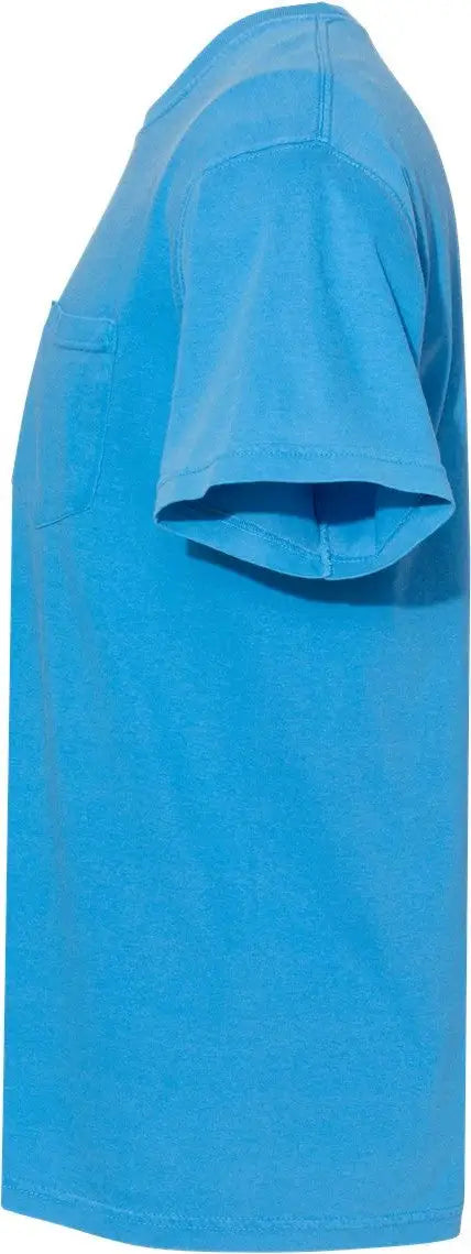 Comfort Colors 6030 Garment-dyed Heavyweight Pocket T-shirt - Royal Caribe