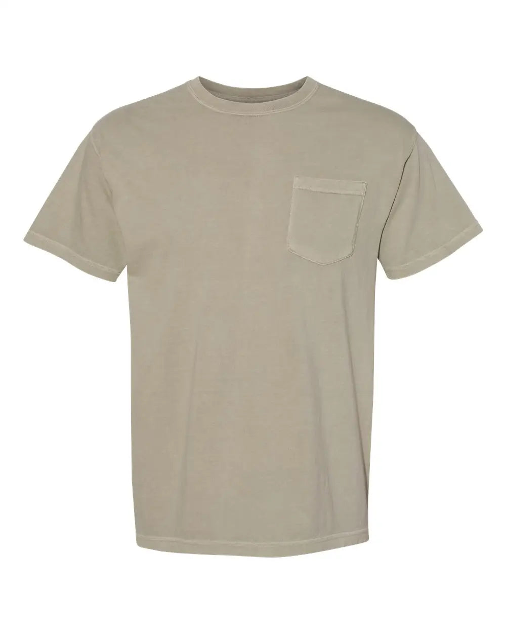 Comfort Colors 6030 Garment-dyed Heavyweight Pocket T-shirt - Sandstone - Gray / s