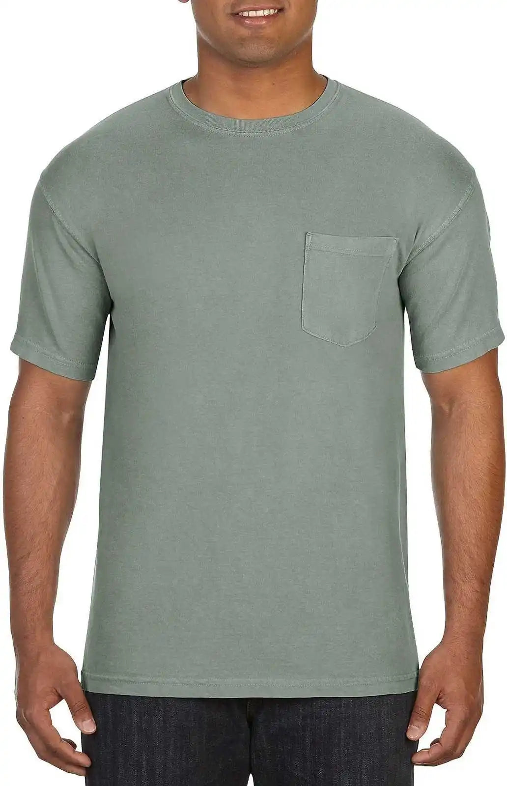 Comfort Colors 6030 Heavyweight Ring Spun Pocket Tee Bay