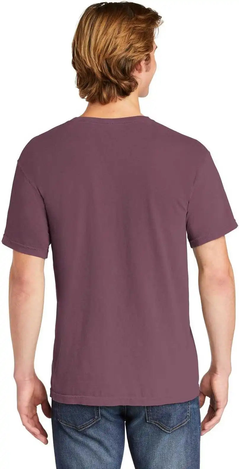 Comfort Colors 6030 Heavyweight Ring Spun Pocket Tee Berry
