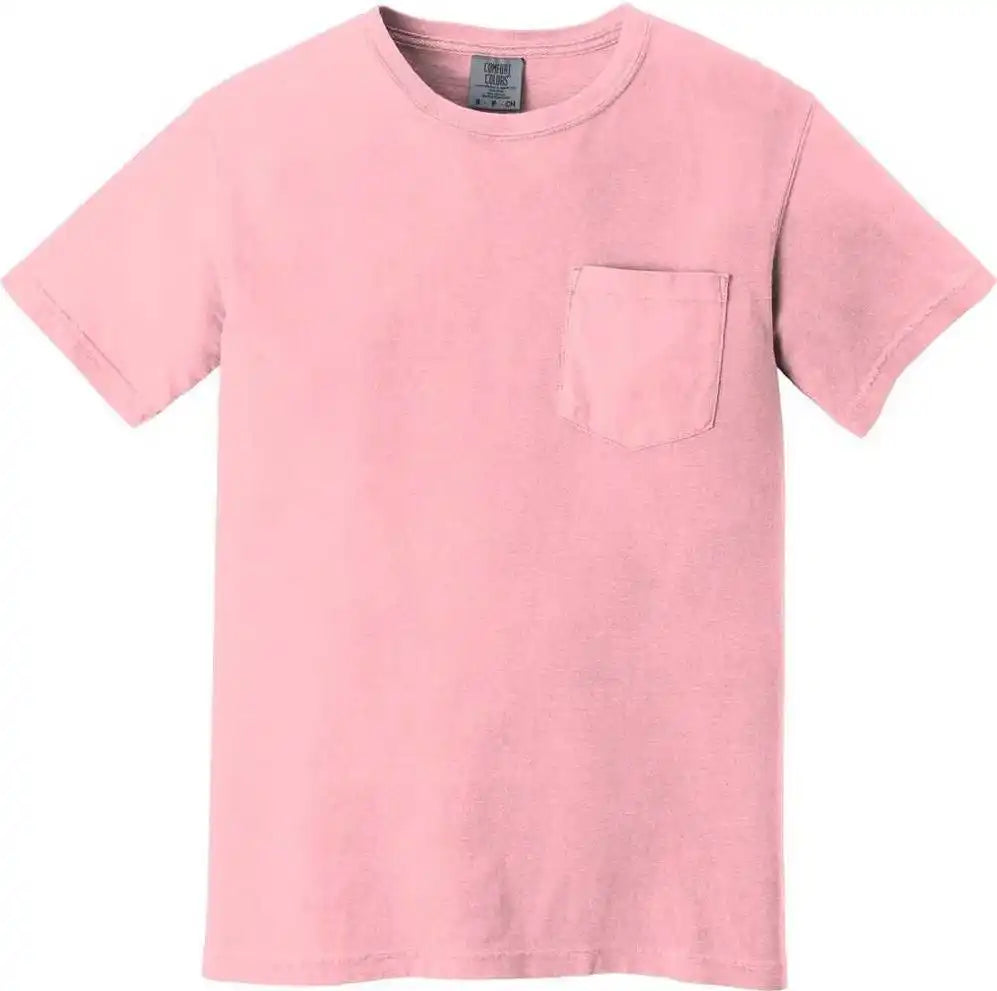 Comfort Colors 6030 Heavyweight Ring Spun Pocket Tee Blossom