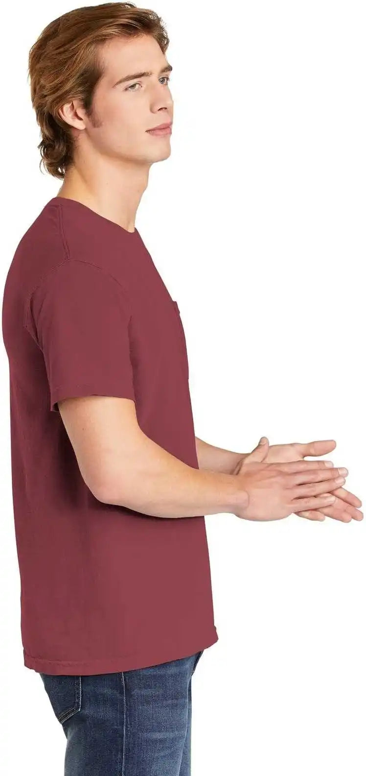 Comfort Colors 6030 Heavyweight Ring Spun Pocket Tee Brick