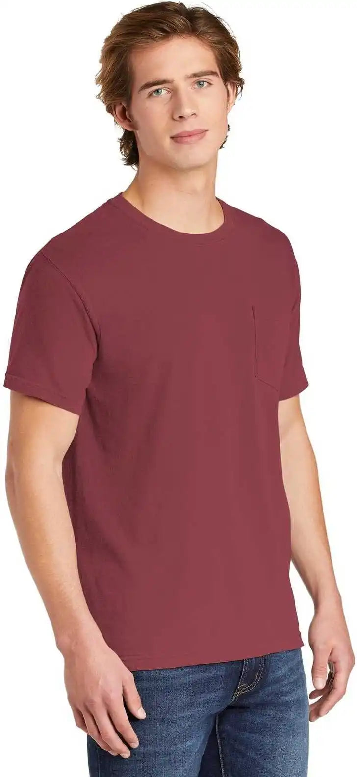 Comfort Colors 6030 Heavyweight Ring Spun Pocket Tee Brick
