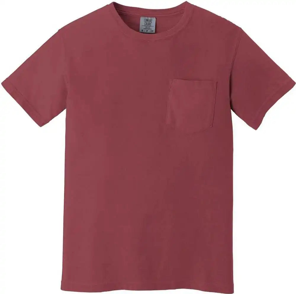 Comfort Colors 6030 Heavyweight Ring Spun Pocket Tee Brick