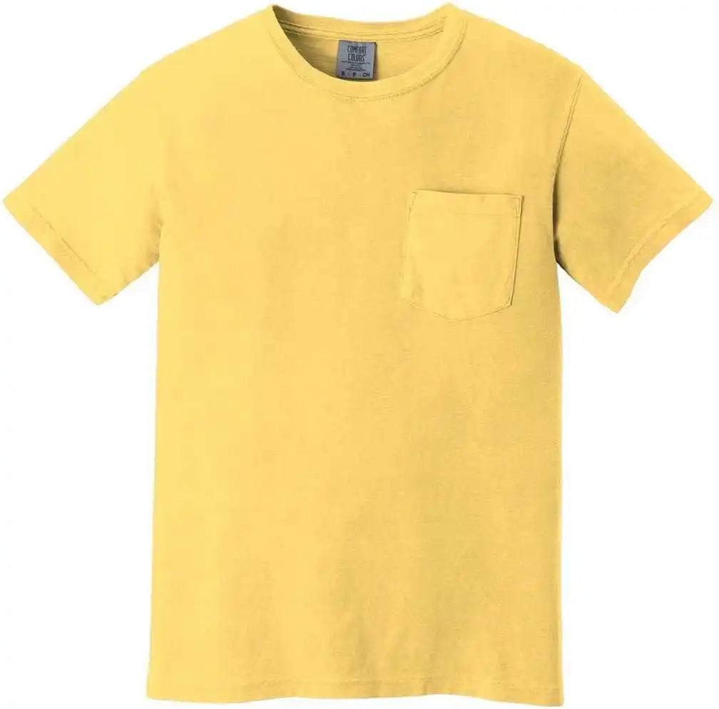 Comfort Colors 6030 Heavyweight Ring Spun Pocket Tee Butter