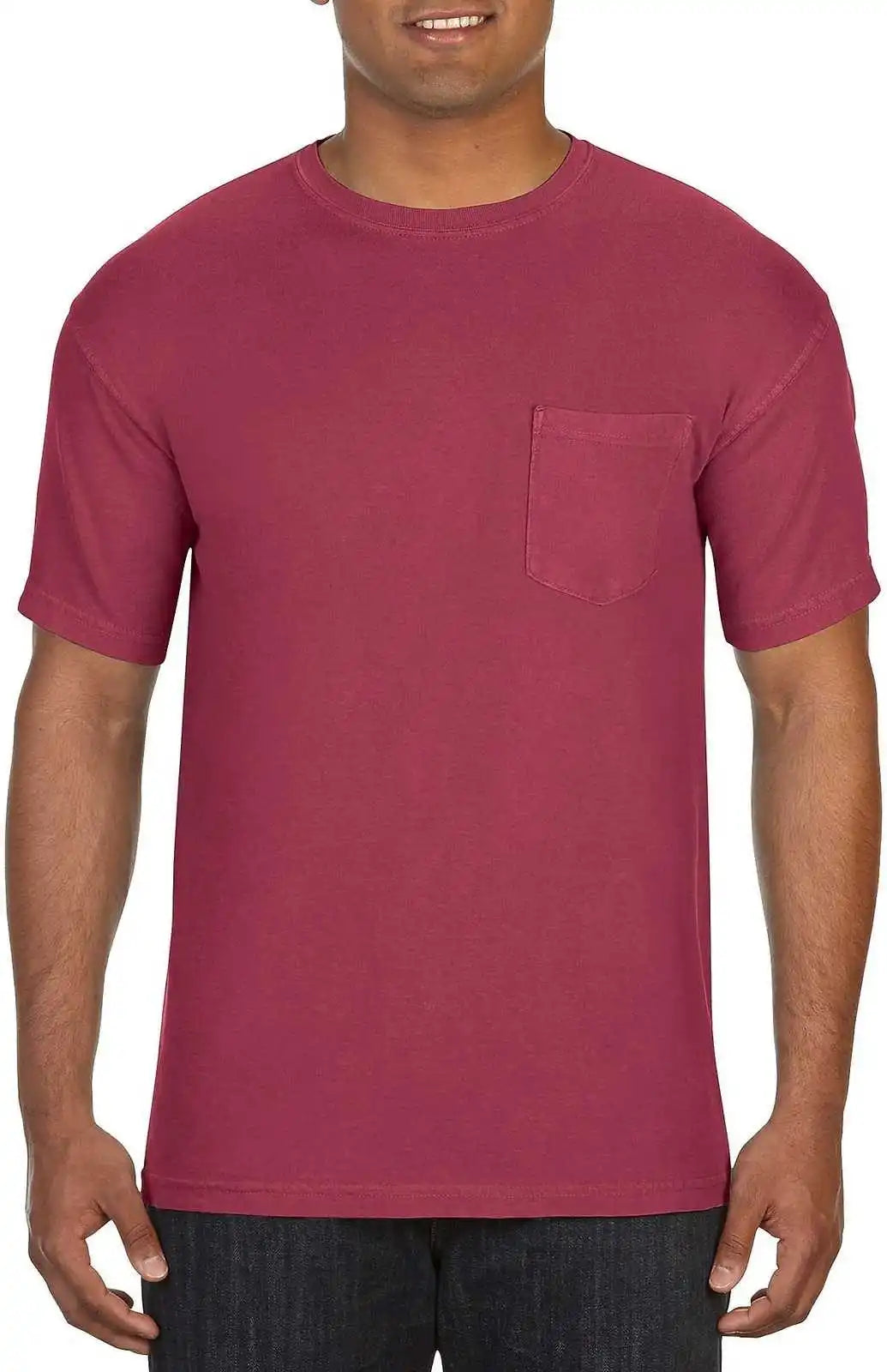 Comfort Colors 6030 Heavyweight Ring Spun Pocket Tee Chili
