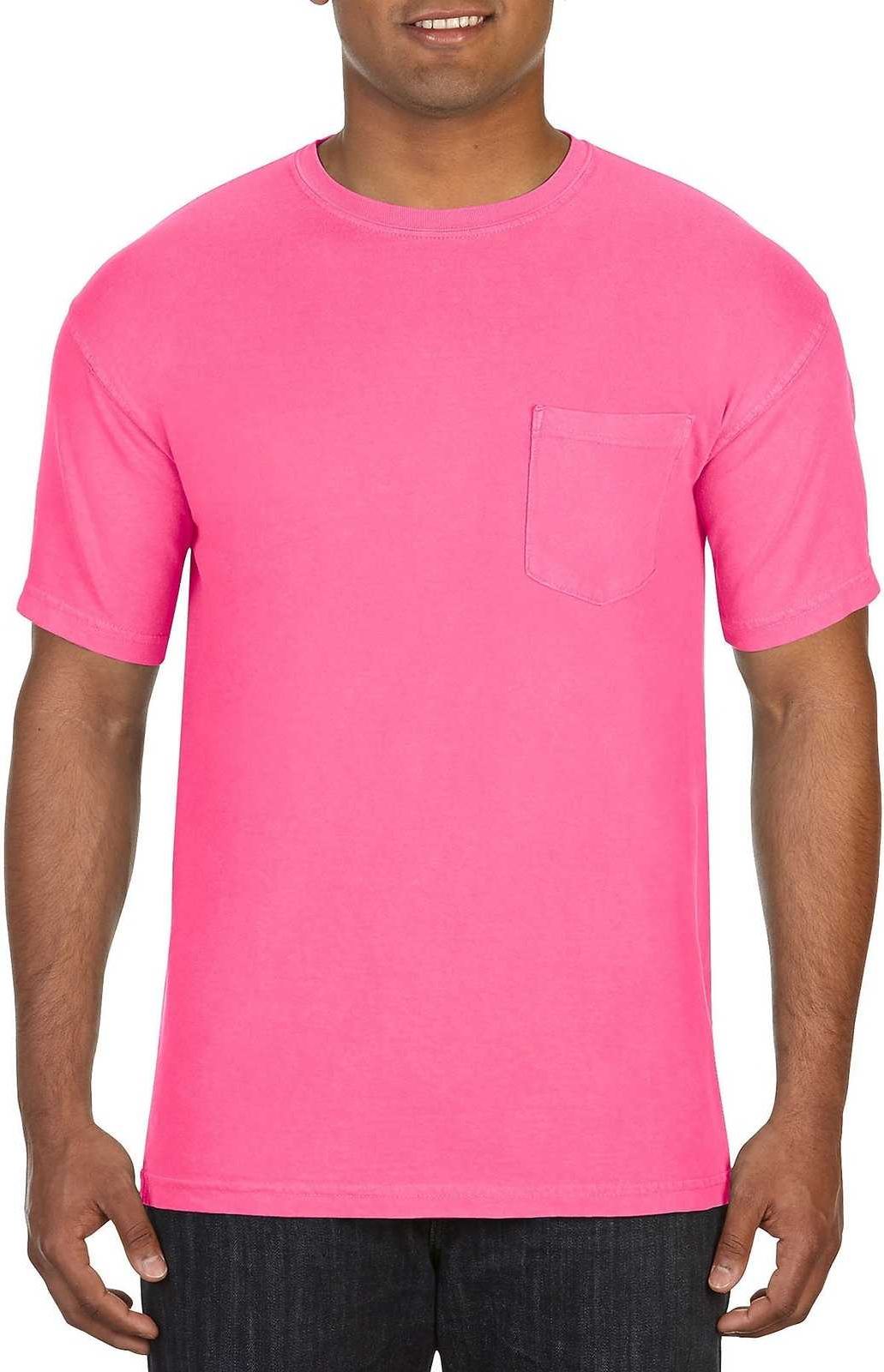 Comfort Colors 6030 Heavyweight Ring Spun Pocket Tee - Crunchberry